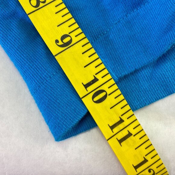 Vintage Union Bay River Short Elastic Waist Pockets Blue Long Small - Picture 12 of 12